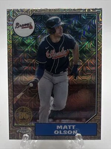 2022 Topps Update #T87C-40 Matt Olson Atlanta Braves - Picture 1 of 6