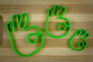 OK emoji - OK emoticon - Perfect Great hand emoji - Cookie cutter Multi-Size - Picture 1 of 10
