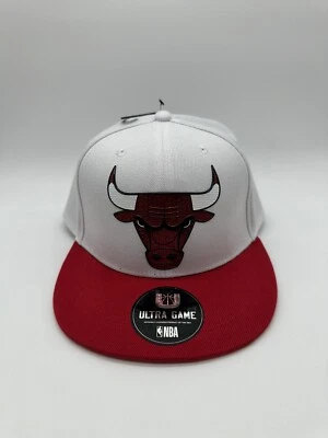NBA Chicago Bulls Ultra Juego Rojo Blanco Snapback Gorra Gorra Foto 1 de 4