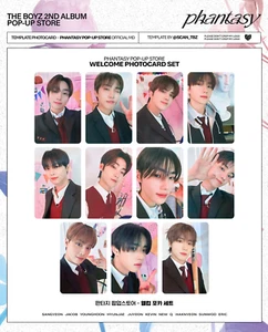 THE BOYZ x PHANTASY Pt.3 Love Letter POP-UP STORE WELCOME LD PHOTOCARD OFFICIAL - Picture 1 of 13