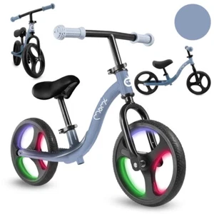 MoMi ISOKA Laufrad Kinderfahrrad – TPR-Räder LED, ab 2 Jahren bis 35 kg - Blau - Bild 1 von 8