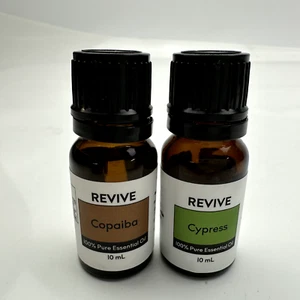 Revive Essential Oil Copaiba Cypress 10ml Opened 90% 80% Full Lot - Picture 1 of 4