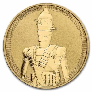 Gold Coin - IG-11 - Star Wars™ 2022 - Niue - Bullion coin - 1 Oz Au999 - Zdjęcie 1 z 4