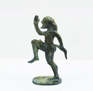 Small bronze statue of Satyr - Mythical Creature - Greek Mythology - Dionysus - Picture 1 of 6