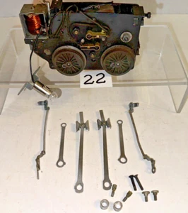 LIONEL VINTAGE O GAUGE 1615 STEAM SWITCHER MOTOR W/E-UNIT/COMPLETE LINKS - Picture 1 of 7