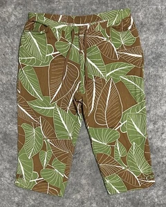 ERIN by Erin London Capri Women’s 1X Multi Floral Tropical - Picture 1 of 16