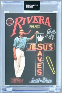 TOPPS PROJECT 2020 #199 MARIANO RIVERA by Artist DON C ** YANKEES 1992 #302 - Picture 1 of 3