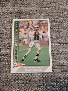 Randall Cunningham 1991 Pacific Football #385 NFL Philadelphia Eagles QB - Picture 1 of 5