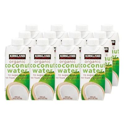 Kirkland Signature, Organic Coconut Water, 11.1 fl oz, 12-count - Image 1 of 4