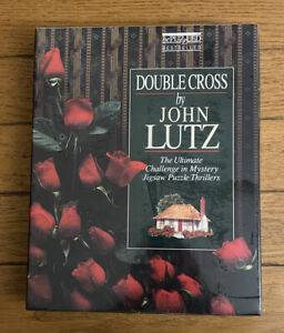 Vintage 1989 BePuzzled Double Cross Mystery Jigsaw Puzzle By John Lutz - NEW!