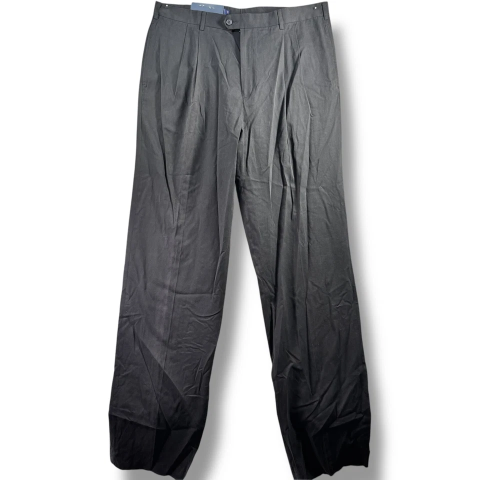 Pantalones de golf/vestido Bobby Jones Players para hombre color negro 38 cintura sin dobladillo Foto 1 de 4