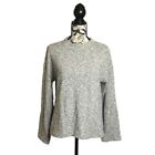 Madewell Women’s Textured Funnelneck Top Sweater Size M 