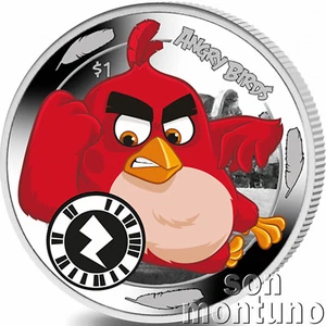ANGRY BIRDS RED - Worlds First Interactive App Game Coin - 2018 Sierra Leone - Picture 1 of 4
