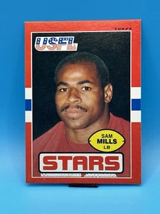 1985 Topps USFL #19 Sam Mills Rookie RC HOF MINT Condition - Picture 1 of 2