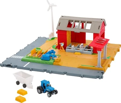 Matchbox Action Drivers Farm Adventure Playset with Tractor & Sounds – New - Image 1 of 4