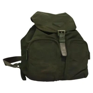 PRADA Backpack Nylon Khaki Auth BA588 - Picture 1 of 24