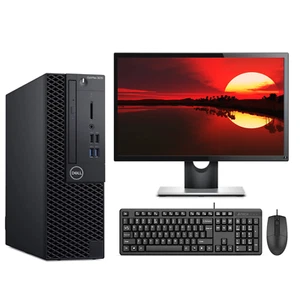 FAST CHEAP COMPUTER i5 8th GEN WiFi DESKTOP PC & MONITOR SET 16GB WINDOWS 11 SSD - Picture 1 of 12
