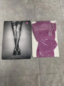 Victoria Secret Overknee Strumpfhose Gr. XS Pink/Lila - Bild 1 von 4
