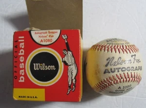 Béisbol Nellie Fox Wilson A1080 Liga Autógrafo Oficial con Caja (WT) - Imagen 1 de 4