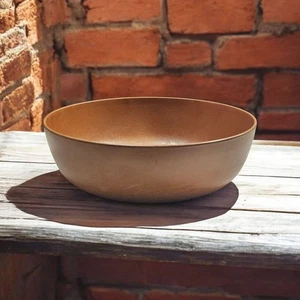 Ellingers Agatized Wood Large Serving Bowl 11.5" x 3.5"#125 Sheboygan, WI USA - Picture 1 of 7