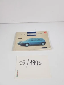 Manual De Uso Y Mantenimiento Fiat Uno 1.0 1.4 1.5 RACING D E T DIESEL '93 - Imagen 1 de 24