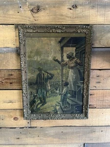 Antikes Jagd Werbeschild Papp Litho Neuer Häuptling - Bild 1 von 10