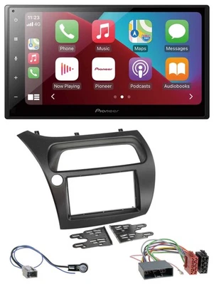 Pioneer USB MP3 DAB 2DIN Bluetooth Autoradio für Honda Civic (2006-2012) - Bild 1 von 4