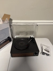 Wockoder Record Player Portable 3-Speed Turntable Built in Speaker (AF2) - Picture 1 of 4