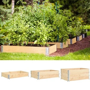 Palettenrahmen Set Holz Aufsatzrahmen für Europalette Garten Hochbeet Stapelbar - Bild 1 von 59