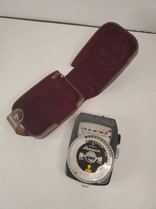 Vintage Gossen Lunasix 3 Light Exposure Meter And Case - Picture 1 of 16