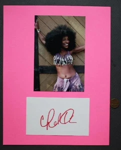 Queen of Funk Chaka Khan 100% AUTHENTIC signed autograph & photo set UNCOMMON -- - Picture 1 of 1