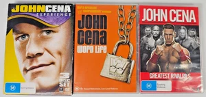 WWE John Cena Greatest Rivalries The John Cena Experience & Word Life 3 DVD's R4 - Imagen 1 de 11