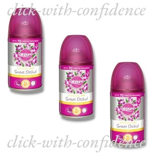 3 x Airpure Sweet Orchid Automatic Spray Refills Upto 70 Days 250ML  - Picture 1 of 1