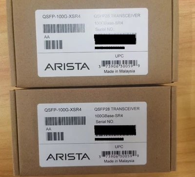 Arista QSFP-100G-XSR4 100GBASE-XSR4 QSFP100 Transceiver Module / Brand NEW - Image 1 of 2