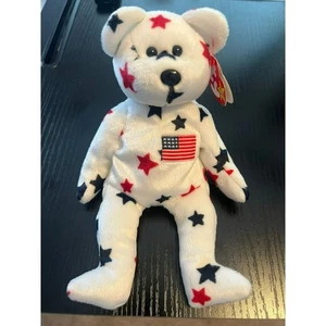 Ty Beanie Babies Glory The Bear 1997 nuovo con etichetta - Foto 1 di 8