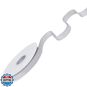 Ribest Silver Velvet Ribbon 5/8 Inch Continuous 10 Yards Christma - Picture 1 of 5