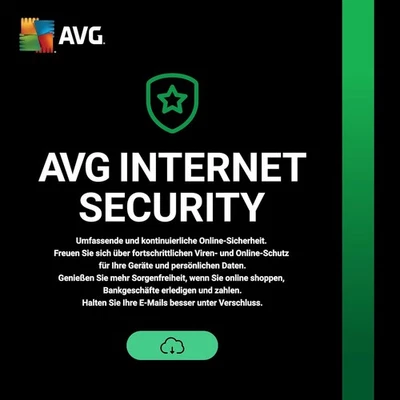 AVG Internet Security für Windows 2025 | Download | ESD | Lizenz | Key per eMail - Bild 1 von 4