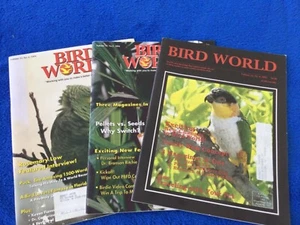 Three (3) VINTAGE issues of BIRD WORLD magazine 1993-1994 * Parrots - Picture 1 of 5