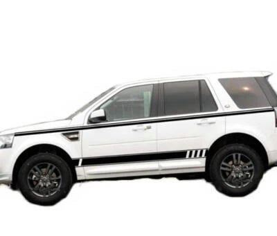 Graphic Racing Stripe Car Sticker Kit For Land Rover Freelander Side Door Decal Foto 1 de 4
