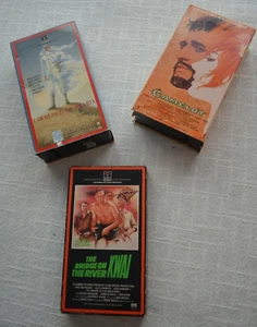 Award Winners VHS Bundle, Camelot, Lawrence of Arabia, Bridge on the River Kwai - Picture 1 of 13