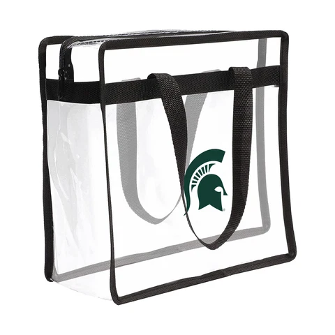 WinCraft Michigan State Spartans Clear Tote Bag Cover