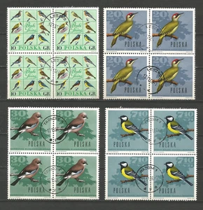 Pologne 1966 oiseaux des forêts Y&TN°1568/1576 36 timbres oblitérés /T5246 - Picture 1 of 2