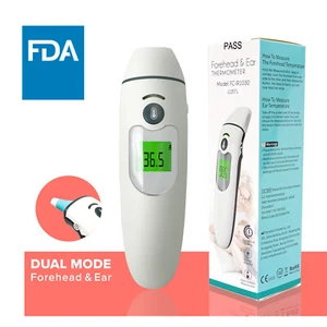 Non Contact Digital Ear Thermometer Baby Adult Forehead Infrared Ear Medical FDA - Picture 1 of 5