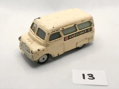 VINTAGE CORGI TOYS # 412 BEDFORD UTILICON AMBULANCE DIECAST CAR VAN 1957 - Image 1 of 4