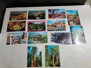 (13) 1970s CALIFORNIA Scalloped Edge Continental Post Cards Knotts Sequoia Kings - Imagen 1 de 12