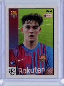 2021-22 Topps Merlin UEFA UCL #34 Gavi Barcelona novato - Imagen 1 de 2