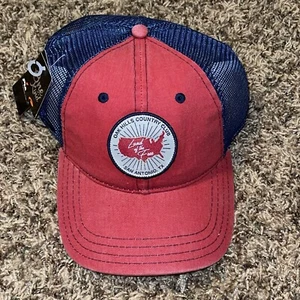 New Men's Pukka Headwear USA Trucker Mesh Golf Hat Oak Hills Country Club TX - Picture 1 of 5