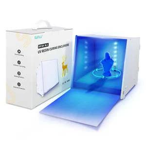 SUNLU 405nm Harz UV Härtungsbox Upgrade,360° Drehteller,For LCD/DLP/SLA 3D Harz - Photo 1/8