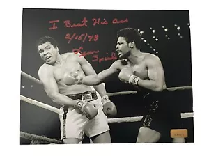 Leon Spinks signiert 8x10 beschriftet COA Inschriften Michael 8x Muhammad Ali - Bild 1 von 5