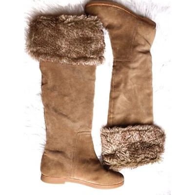 Sam Edelman‎ talla 8.5 Orlando botas de cuero sintético por encima de la rodilla Foto 1 de 4